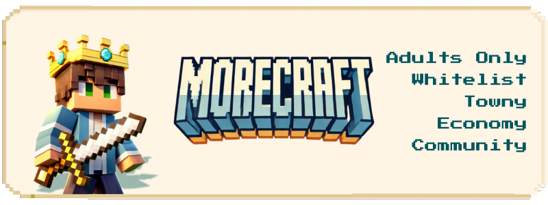 minecraft towny server header for morecraft